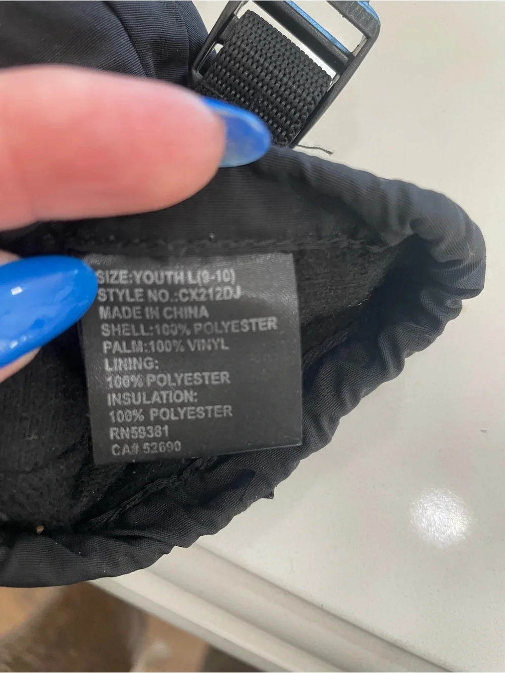 Hotfingers winter snow gloves boy 9-10